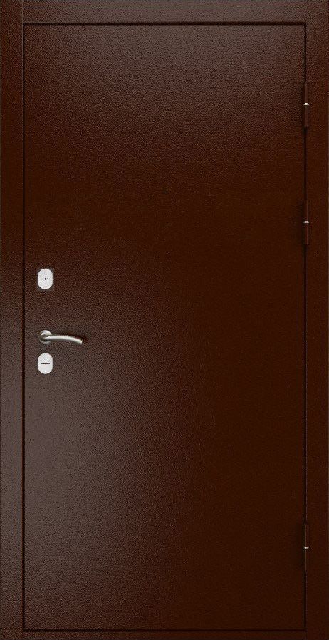 Дверь ДвериПРО L Термо ФЛ-659 (12мм, nussbaum+черная патина винорит) DPRO195567